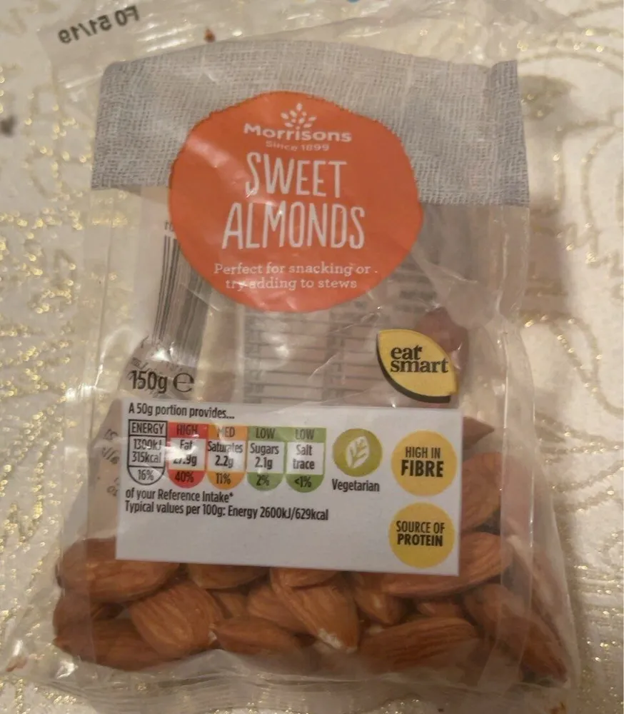Sweet almonds