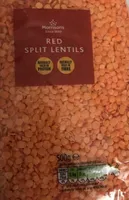 Red split lentils