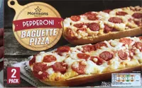 Pepperoni baguette pizza