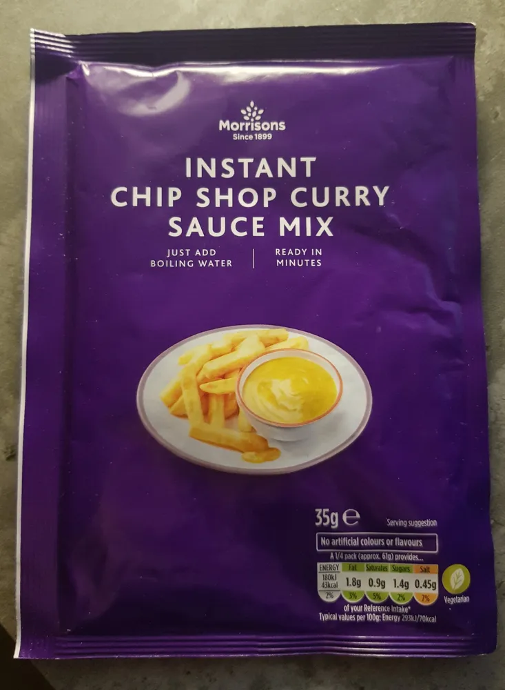 Instant chip shop curry sauce