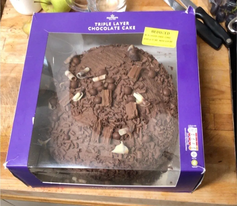 Triple chocolate cake