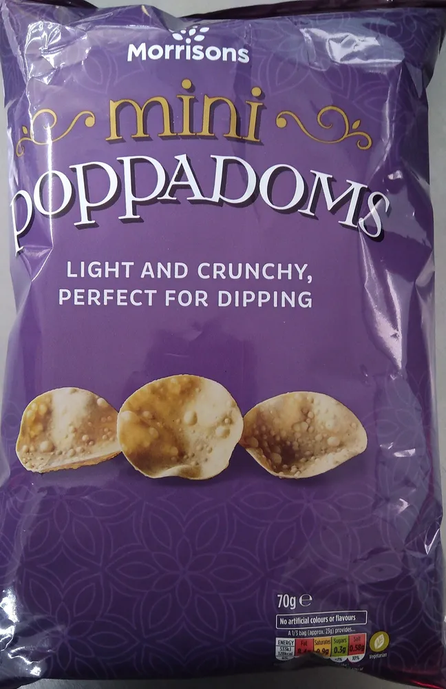 Mini Poppadoms 70g