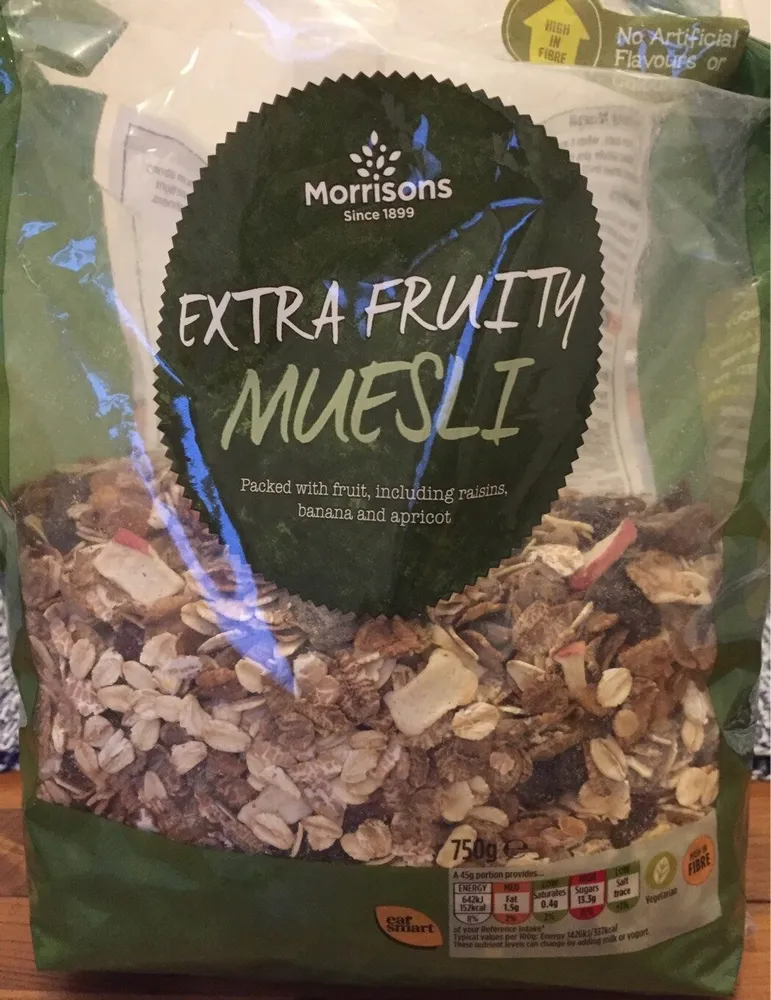 Extra fruity muesli