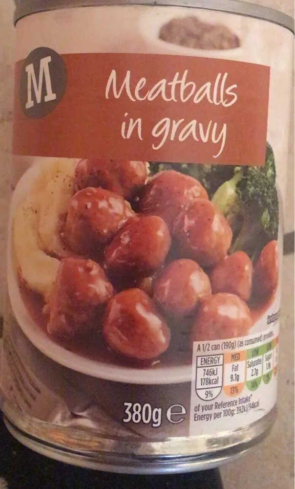 Meatballs in gravy