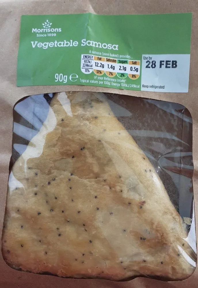 Vegetable samosa