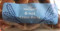 6 HOT CROSS buns