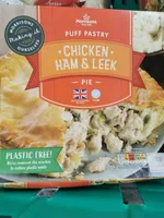 chicken ham & Leek pie