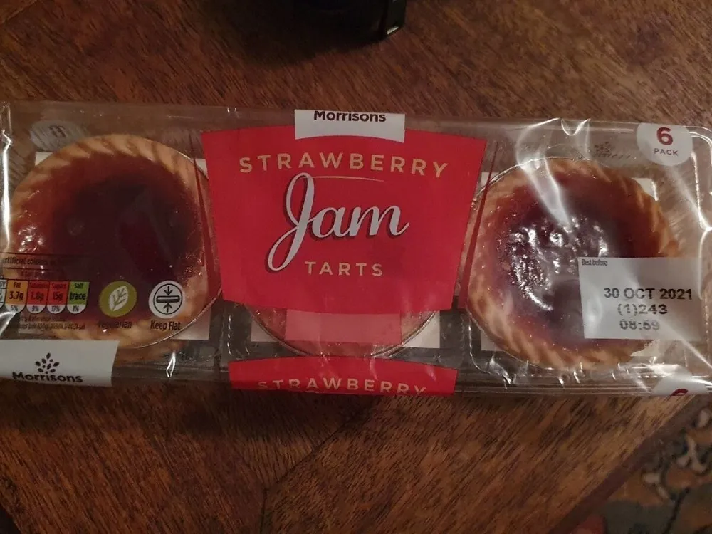 Strawberry jam tarts