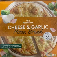 Garlic & cheese pizza bread with mozzarella cheese