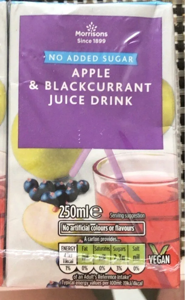 Apple&blackcurrant juice drink
