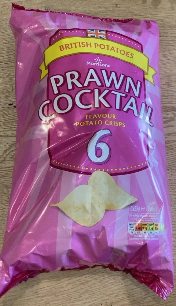 Prawn Cocktail Flavour Crisps