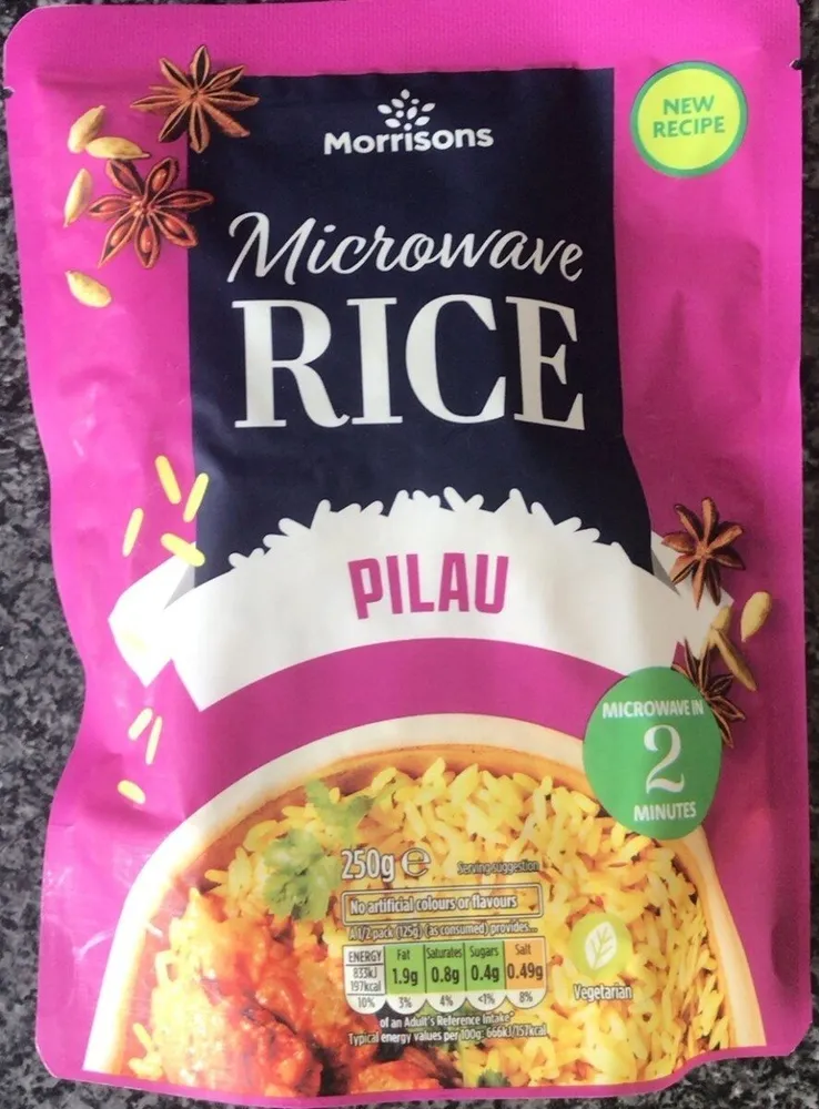 Microwave Rice Pilau