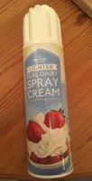 lighter real dairy spray cream