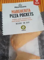 Margherita pizza pockets