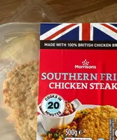 Southern fried chicken steaks