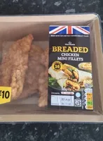 Breaded chicken mini fillets