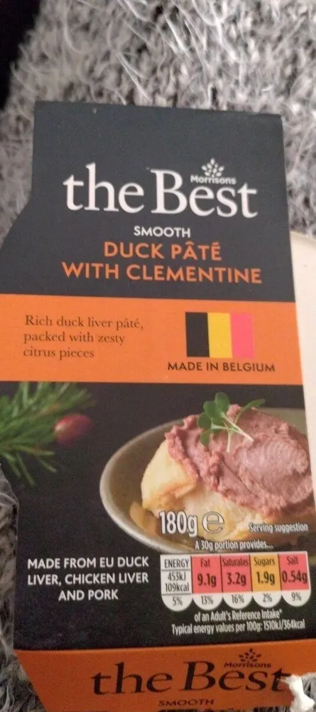 Duck Pate with Clementine