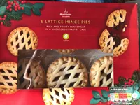 6 latice mince pies