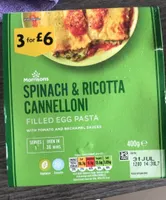 Spinach & Ricotta Cannelloni