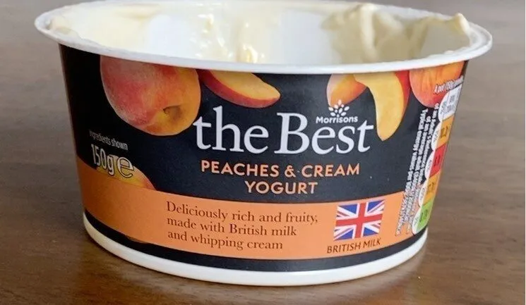 Peaches & Cream Yogurt The Best