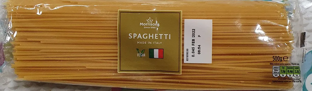 Morrisons Spaghetti 500f