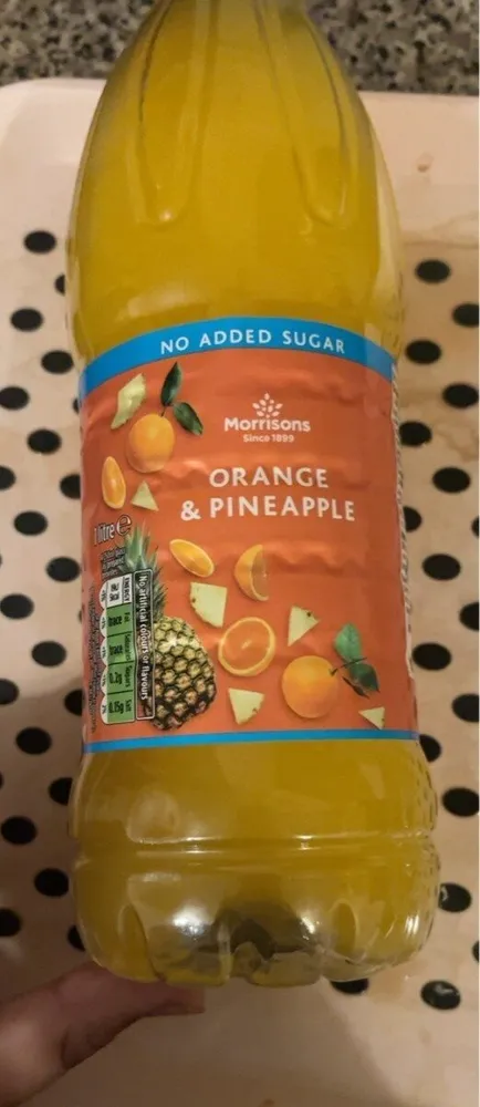 Orange and pineapple