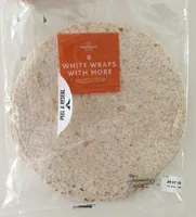 8 White Wraps With More