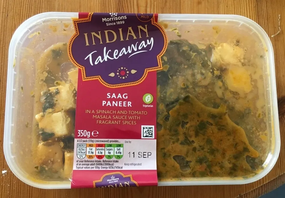 Saag paneer