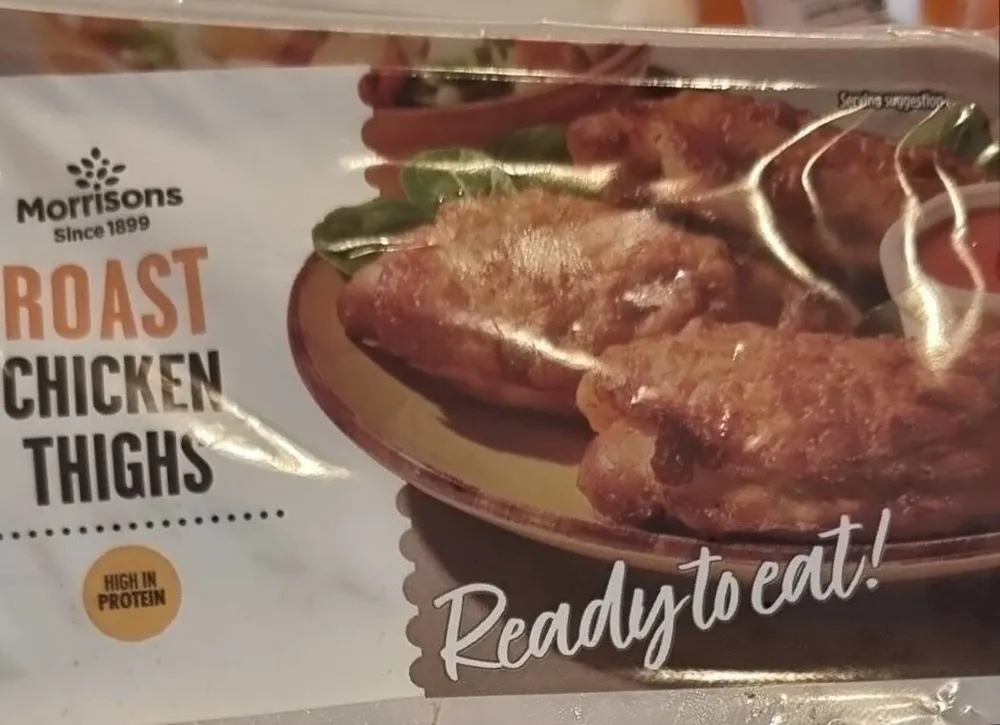 Roast chicken thighs