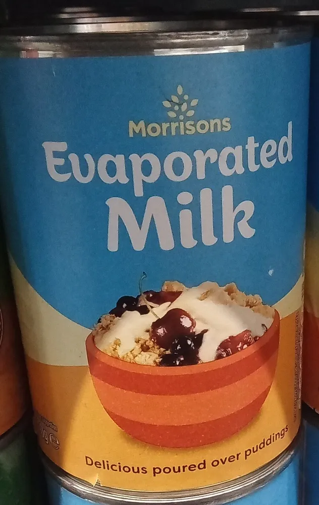Morrisons evaporated milk