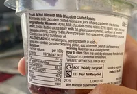 Fruit & Nut Mic with chocolate raisins