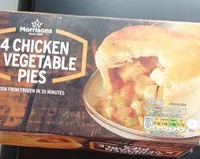 Chicken and vegetables pie