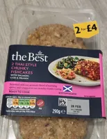 2 Thai Style Chunky Fishcakes