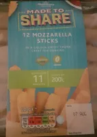 Morrisons made to share mozzarella sticks