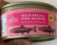 Wild pacific pink salmon