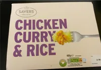 Morrisons savers chicken curry and rice