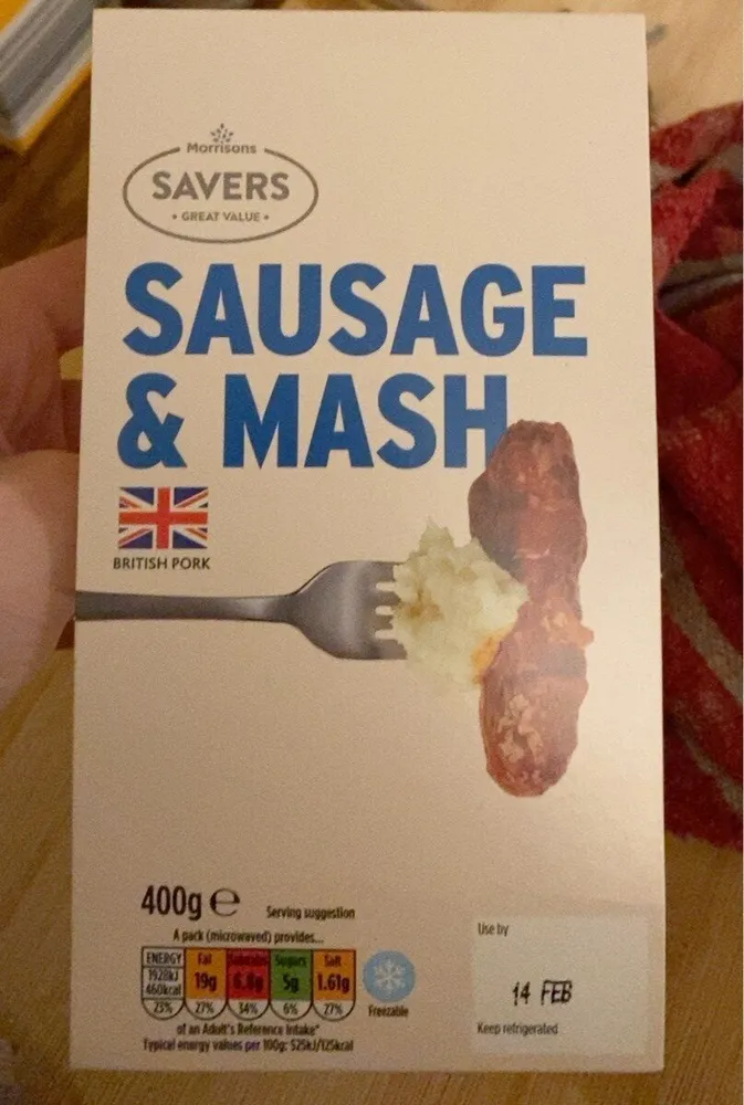 Sausage and mash