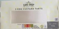 Egg custard tart