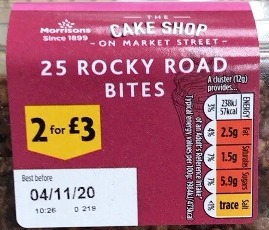 Rocky road bites