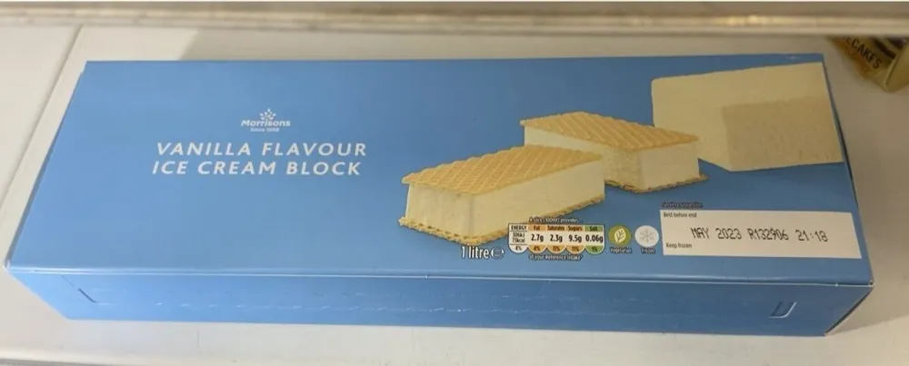 Vaa flavour block ice cream
