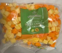 Diced carrot and swede
