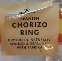Mort SRAN CHORIZO RING Dry cured, naturally smoked
