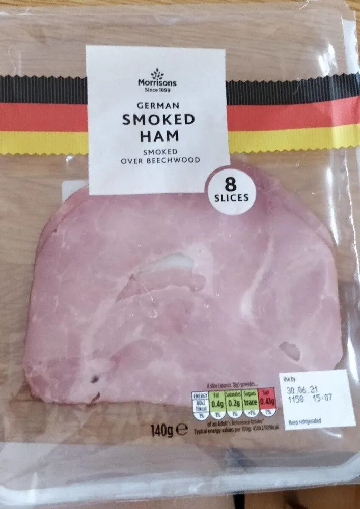 German smoked ham