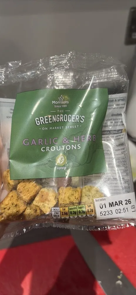 Garlic & Herb Croutons