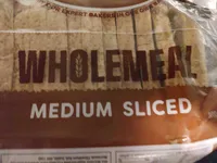 Medium sliced brown bread