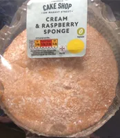 Cream & Raspberry Sponge