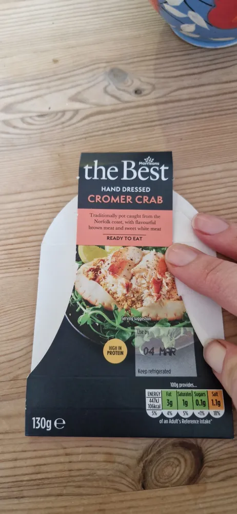 Hand Dressed Cromer Crab