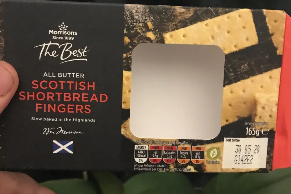 Scottish Shortbread Fingers