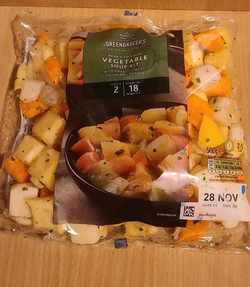 Vegetable Soup Kit with Carrot Swede Onion and Potato