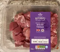 British turkey diced thigh